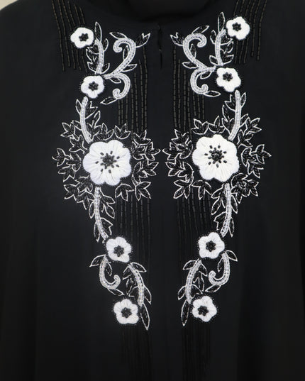 Black Kaftan / Butterfly Abaya - Black Kaftan / Butterfly Abaya