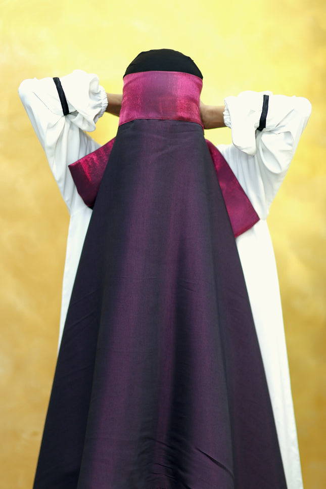 Instant Shimmer Hijab – Plain Maroon Shawl Head Scarf