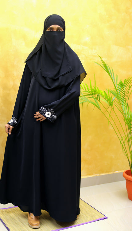 Black Butterfly Farasha Abaya