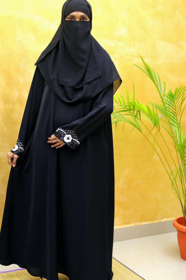 Black Butterfly Farasha Abaya