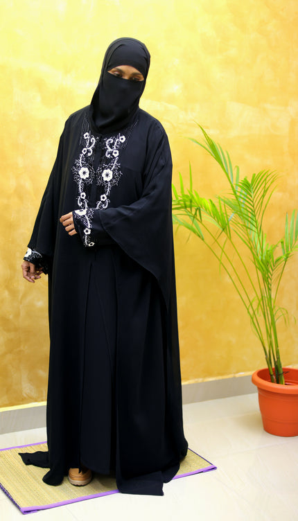 Black Butterfly Farasha Abaya