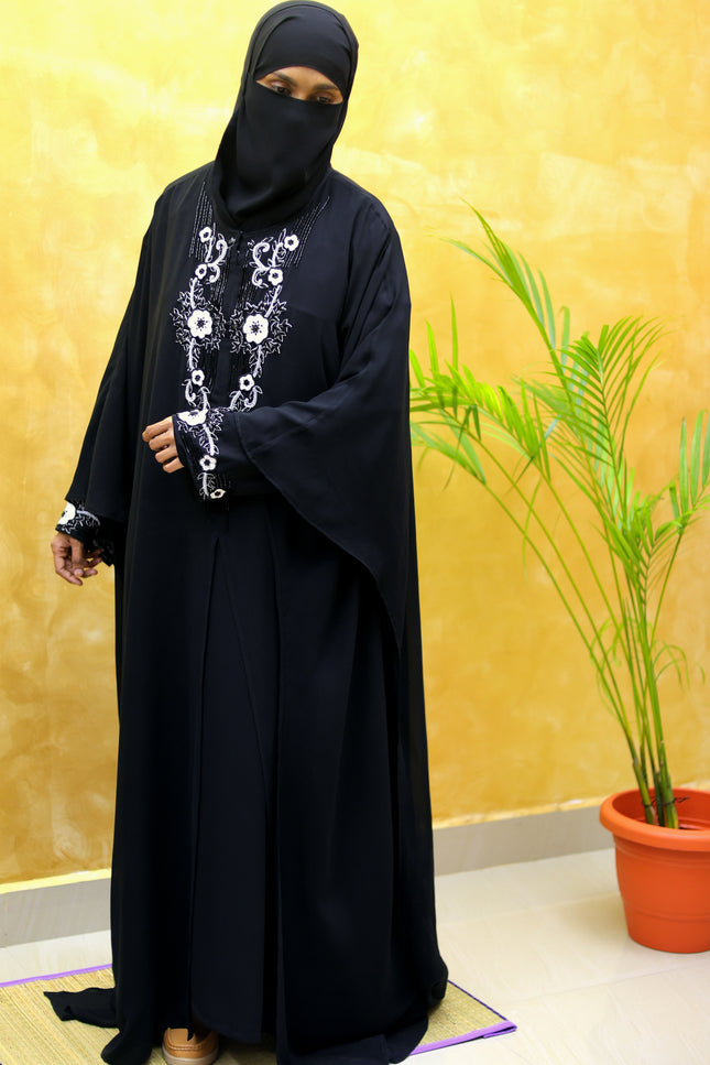 Black Butterfly Farasha Abaya