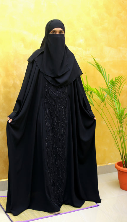 Farasha Abaya with Full Hand Embroidery