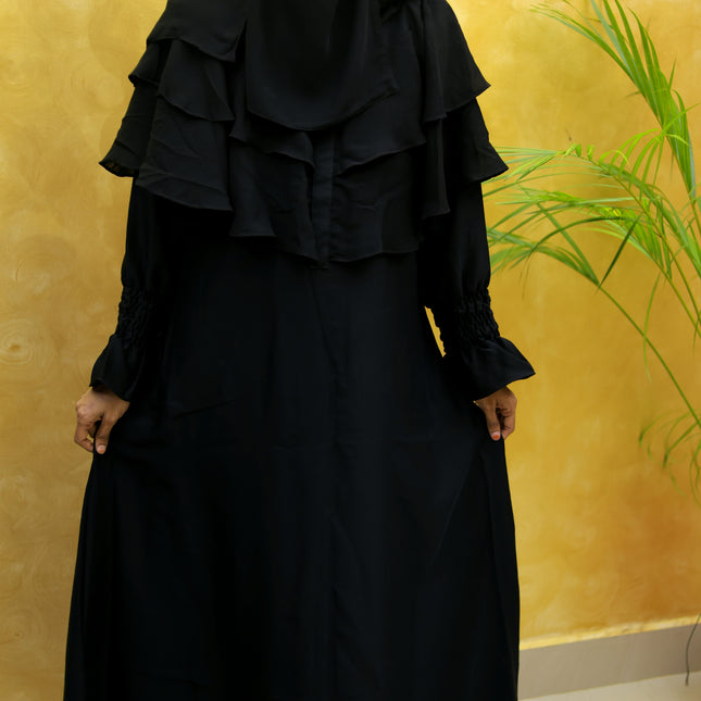 Layered Frill Daily Abaya