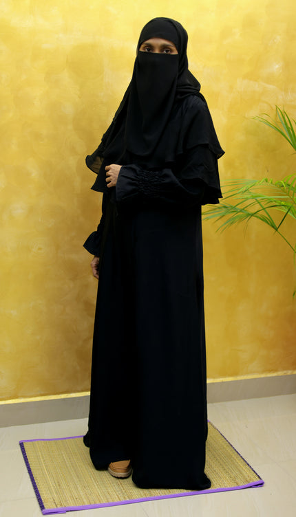 Layered Frill Daily Abaya