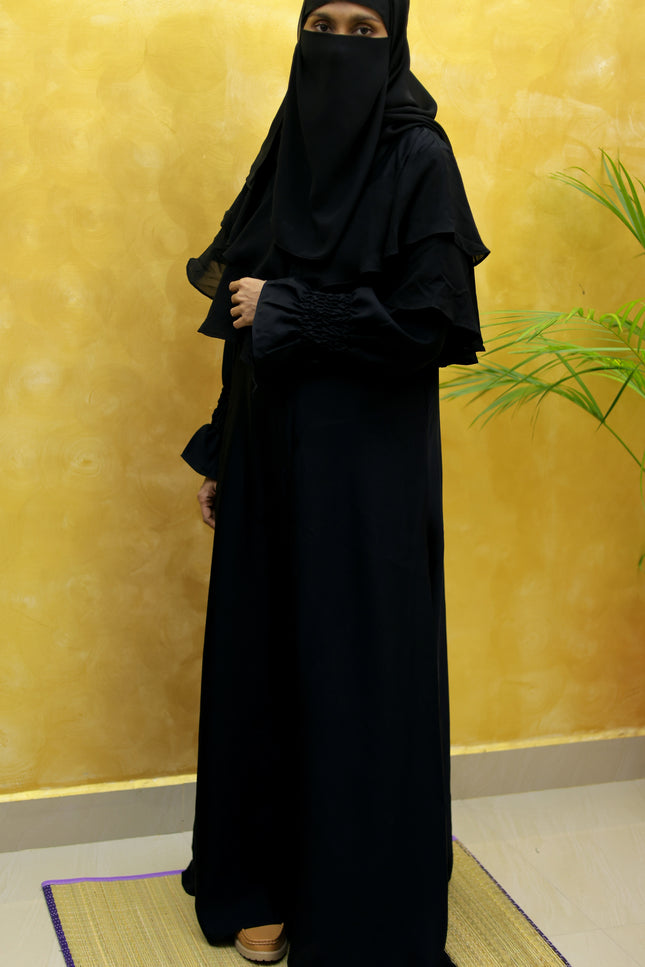 Layered Frill Daily Abaya