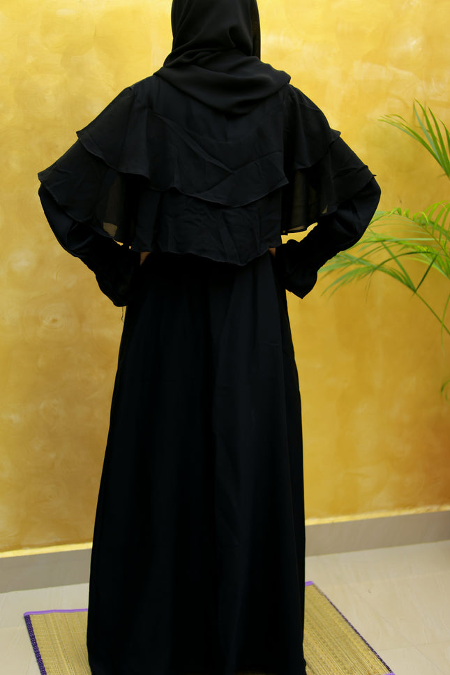 Layered Frill Daily Abaya