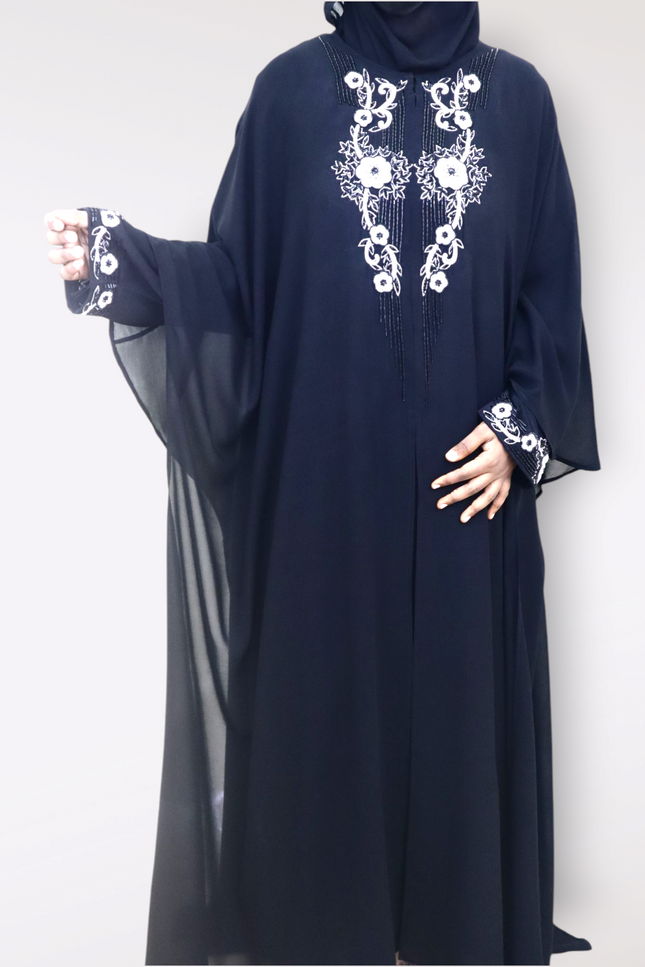 Black Kaftan / Butterfly Abaya - Black Kaftan / Butterfly Abaya