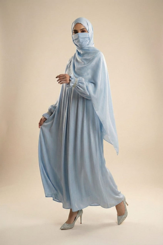 Minimalist Luxury Abaya with Flowing Silhouette