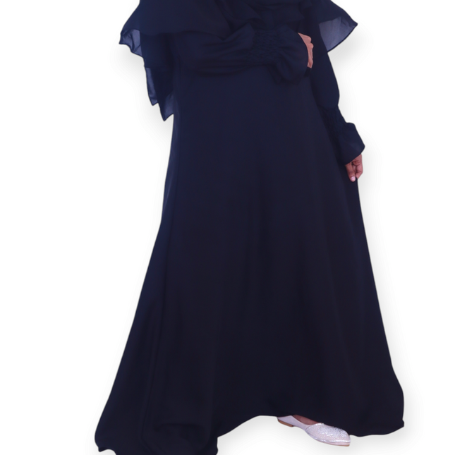 Layered frill pattern for Daily wear imported Korean Abaya DW00014
