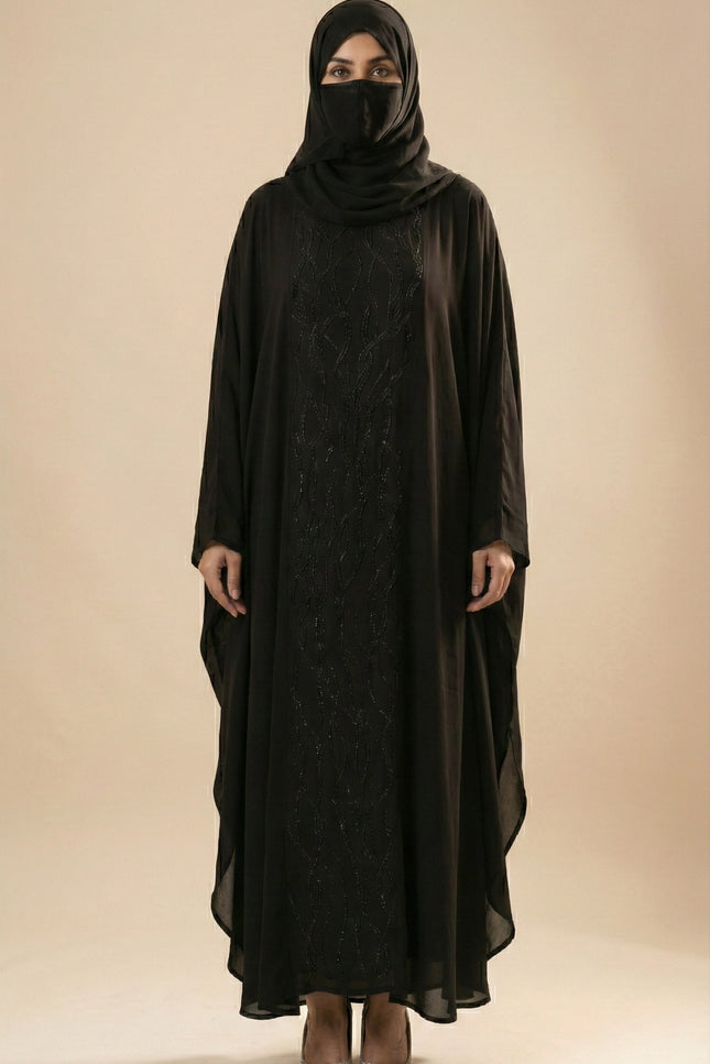 Farasha Abaya with Full Hand Embroidery