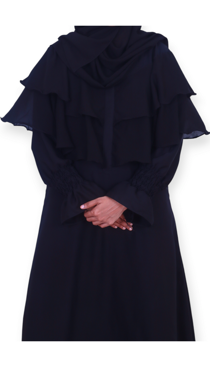 Layered Frill Daily Abaya