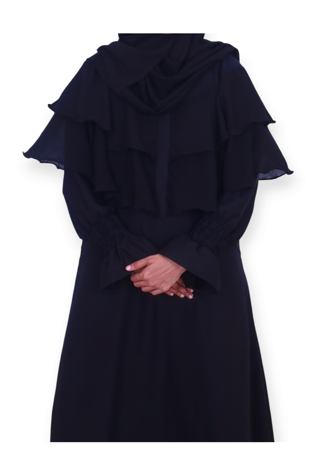 Layered Frill Daily Abaya