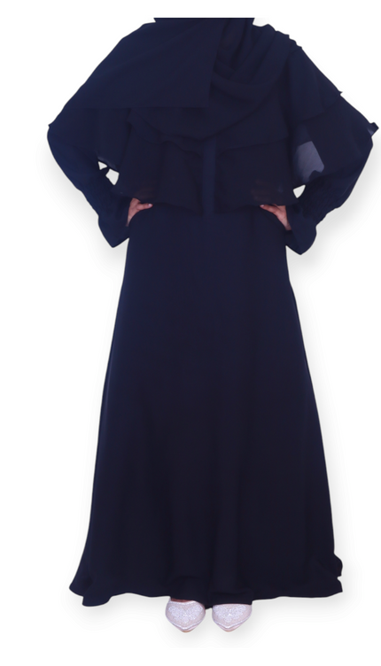 Layered Frill Daily Abaya