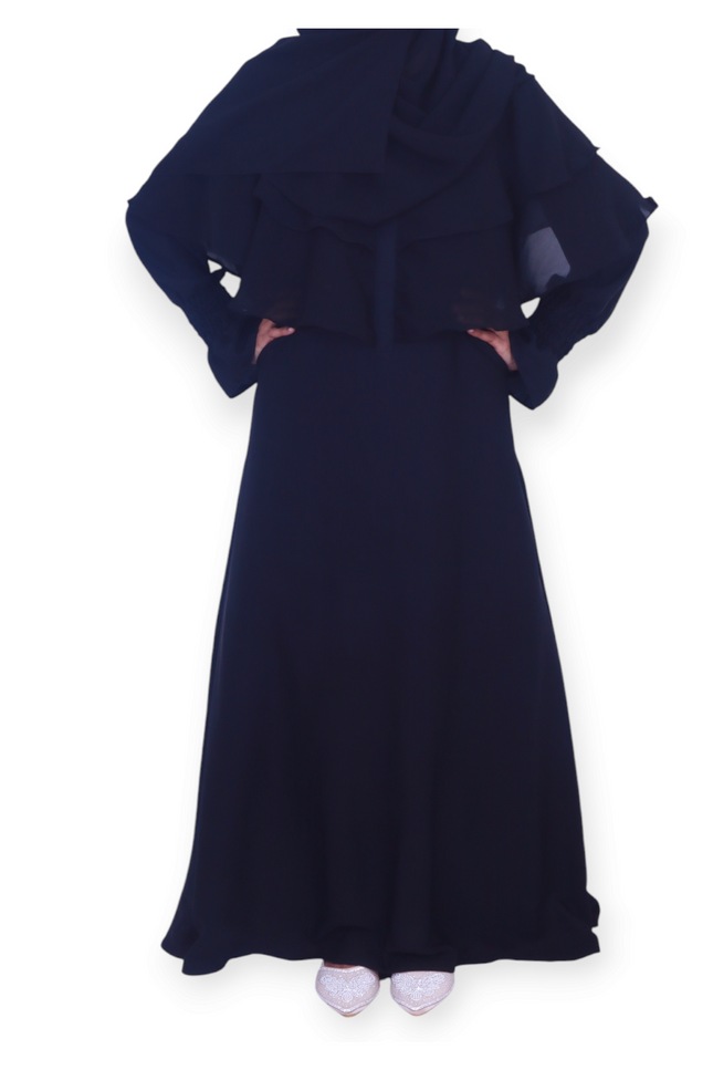 Layered Frill Daily Abaya